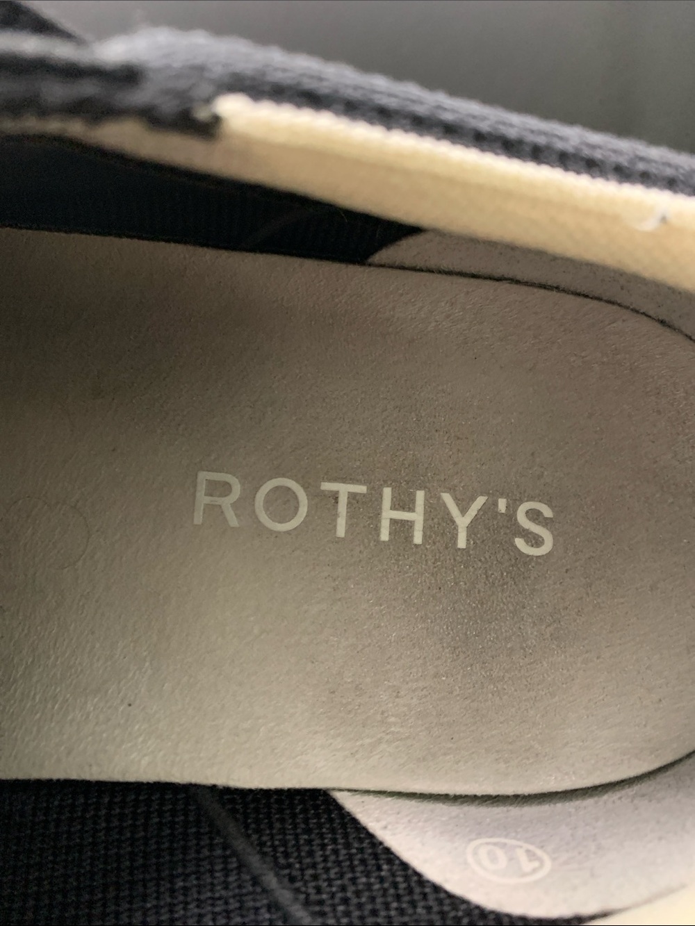 Rothy's Black Knit Lace-Up Men's Sneakers size 10. Super comfortable breathable - Picture 6 of 7